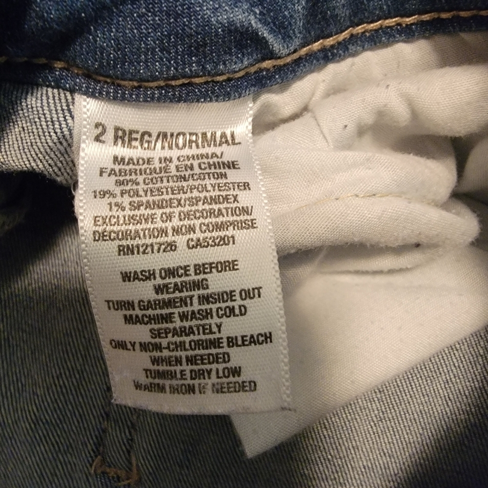 Aeropostal Denim Jeggings Size 2 Reg - Picture 5 of 5